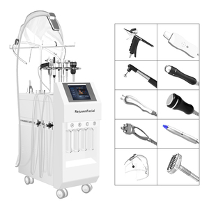 Équipement professionnel de beauté pour esthéticiennes, multifonctionnel, 10 poignées, jet d'eau et d'oxygène, écran tactile, acier inoxydable - Product Image 3