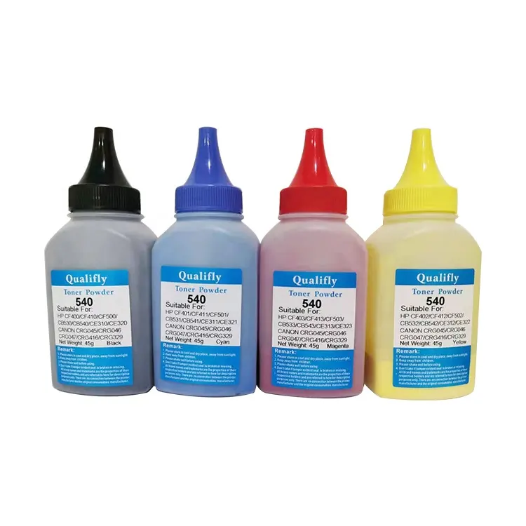 Universal farbe toner pulver für hp 125A126A 128A 203A 201A204A205A refill toner pulver für canon CRG045 CRG046