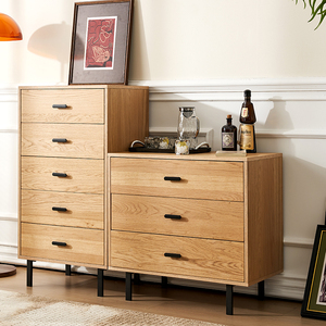 Modern Design 3 <b>Drawers</b> Wooden Living Room <b>Storage</b> Cabinet Modular Eco-Friendly Large Capacity Side Table Modern Wooden Manufact - Product Image 3