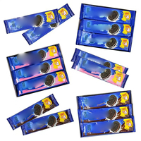 Biscuits sandwichs croustillants saveur vanille et chocolat en gros 105g d'Indonésie