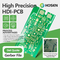 Livraison Rapide Garantie - Fichier Gerber, Liste BOM, Circuit Imprimé Électronique Multicouche HDI PCB, Finition de Surface ENIG, Cuivre 3oz