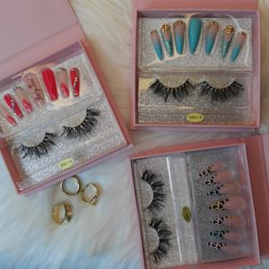 Vente en gros, ensemble de pointes de cils, presse personnalisée sur les ongles, vente en gros, livraison gratuite - Product Image 3