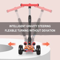 Trottinettes pliantes monopatentes pour enfants, trottinette grande taille en PU à 3 roues, trottinette patinetas