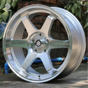 ล้อรถโดยสาร17 18นิ้ว4 <span class=keywords><strong>5</strong></span><span class=keywords><strong>รู</strong></span>5x100 5x114.3สำหรับ <span class=keywords><strong>TE37</strong></span>รังสี Honda Camry เส้นขอบฟ้าล้ออลูมิเนียม003 - Product Image 1