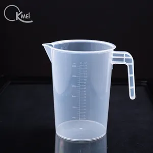 China supplier high quality Transparent pp plastic graduated measuring jug