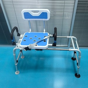 Chaise de douche pour personnes âgées Dearevery, hauteur réglable, antidérapante, avec ceinture de sécurité et support, pour seniors et femmes enceintes - Product Image 4