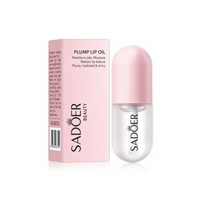 Huile à lèvres hydratante et repulpante SADOER Petroleum Jelly pour estomper les ridules, nourrir et prévenir les gerçures, pour tous types de peau - Product Image 1