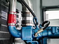 Groupe électrogène diesel industriel à démarrage électrique, anti-poussière, avec onduleur sans balais pour station d'alimentation d'urgence extérieure