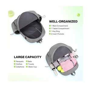 <span class=keywords><strong>Borsa</strong></span> Multifunzionale per Racchette da <span class=keywords><strong>Tennis</strong></span> in Poliestere di Alta Qualità, Zaino Impermeabile e Resistente per Racchette da <span class=keywords><strong>Tennis</strong></span> e Pickleball - Product Image 4