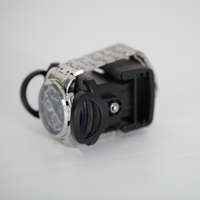 Boîte à remontoir automatique de luxe carrée pour 1 montre avec rotation réglable et adaptateur multi-prises