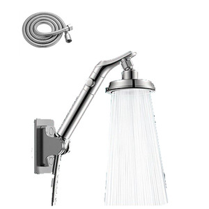 high pressure <strong>shower</strong> <strong>head</strong> rotatable with 2.0m stainless hose handheld <strong>shower</strong> <strong>head</strong> &amp; <strong>rain</strong> <strong>shower</strong> <strong>head</strong> 2 in 1 - Product Image 1