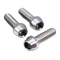 Vis de frein à disque de VTT en titane anodisé coloré M5x10mm, composants de vélo en alliage 6AL-4V, vente en gros