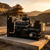 Groupe électrogène diesel silencieux à châssis ouvert Dongchai FD-D50 800KW 1000kva fabriqué en Chine, 480V, démarrage automatique ATS, 50/60Hz