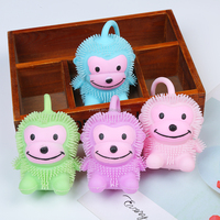 Jouet à presser XTQ Monkey Squeeze Squishy pour enfants de 5 à 7 ans, matériau TPR, 8*8cm, balle anti-stress, lot en vrac