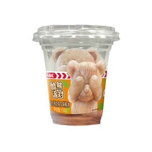 Gobelets à glace aux fruits personnalisables, boules de glace en forme d'ours, crème glacée 150g, dessert glacé aux fruits - Product Image 1