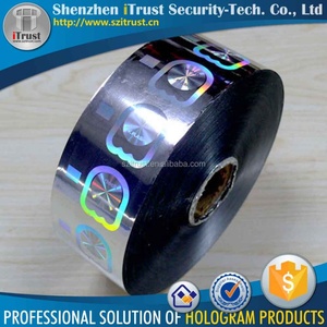 Film de transfert thermique pour étiquettes holographiques personnalisées à positionnement par estampage à chaud - Product Image 2