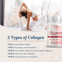 Gélules de L-glutathion, capsules de collagène, vitamine C, phyto-booster, compléments de collagène blanchissants