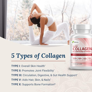 Gélules de L-glutathion, capsules de <span class=keywords><strong>collagène</strong></span>, vitamine C, phyto-booster, compléments de <span class=keywords><strong>collagène</strong></span> blanchissants - Product Image 3