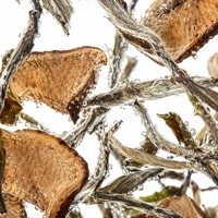Coffret Cadeau Premium de Champignons Reishi Sauvages et de Thé Blanc Vieilli 12+ ans, Thé Ganoderma Lucidum pour le Soutien Immunitaire