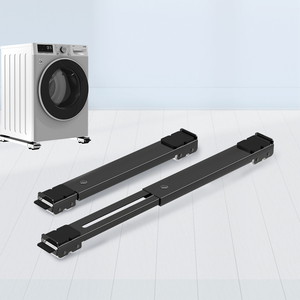 Support de machine à laver mobile réglable, base de machine à laver mobile multifonctionnelle antidérapante, base de déplacement de meubles pour la maison - Product Image 1