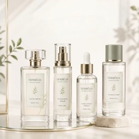 Autocollants cosmétiques personnalisés imperméables en direct d'usine, étiquettes de bouteilles de produits de soin haut de gamme, style frais et naturel
