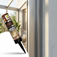 Sellador de Silicona de Larga Duración, Resistente a la Decapación y al Desprendimiento, Resistente a la Intemperie, Adhesivo para Instalación de Ventanas de Aluminio y Vinilo