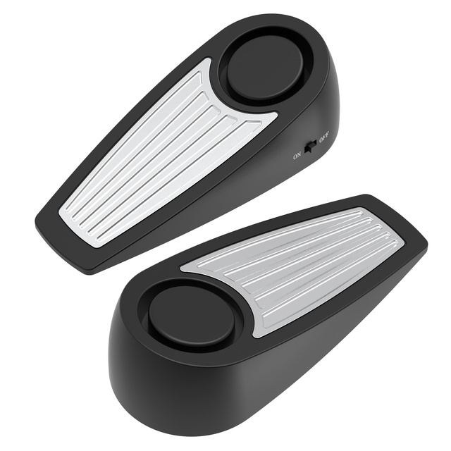 125dB ABS Anti-Theft Door Window Vibration Alarm Door Stop Alarm for Home Security
