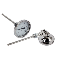 Festop 60mm 100mm RVS industriële waterleiding airconditioning olietank bimetaal thermometer radiale axiale wijzer
