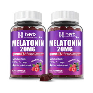 Gomitas de Melatonina Good Dream de Marca Privada OEM, Apoyo Vitamínico para el Sueño para Hombres y Mujeres, Mejora de la Memoria, Fruta Natural para Recién Nacidos - Product Image 1