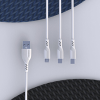 KINGLEEN Kabel Data Tipe C, Aksesori Elektronik Ponsel, Kabel Data Usb Tipe A Ke Tipe C, Pengisian Cepat 2.1A