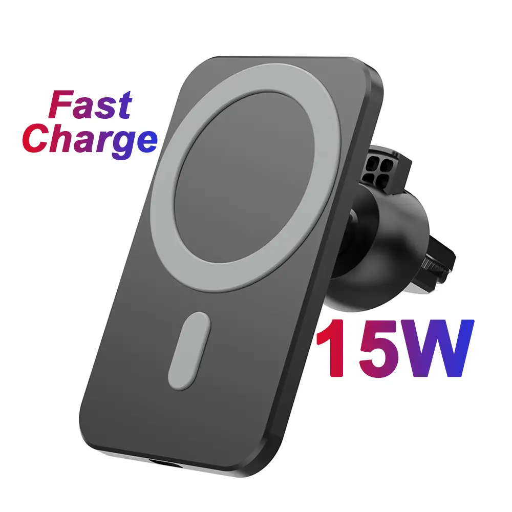 Top Selling Car Wireless Charger Phone Holder For MagSafing Magnetic Wireless Car Charger Adapter Wireless Charging Car Mount