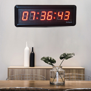 Goakgaan 1.5 \ "kırmızı <span class=keywords><strong>LED</strong></span> dijital Fitness zamanlayıcı Mini ev için spor salonu ekipmanları kulübü ve spor salonu kullanımı için tedarik - Product Image 6