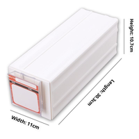 Boîte de rangement rectangulaire pour verres de lunettes, accessoires et échantillons, organisateur pour verres et accessoires de lunettes