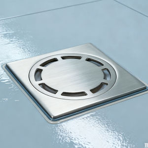 SWIFTHORSE Drain de <span class=keywords><strong>douche</strong></span> carré moderne à haute capacité, écologique, avec grille antidérapante <span class=keywords><strong>pour</strong></span> salle de bain, hôtel, balcon - Product Image 5