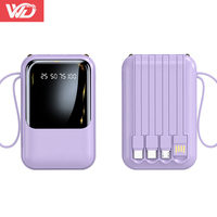 Nouvelle batterie externe portable 10000 mAh 2025, chargeur de batterie externe, sortie 10 W, IP Android, câbles inclus, batterie externe 10000 mAh