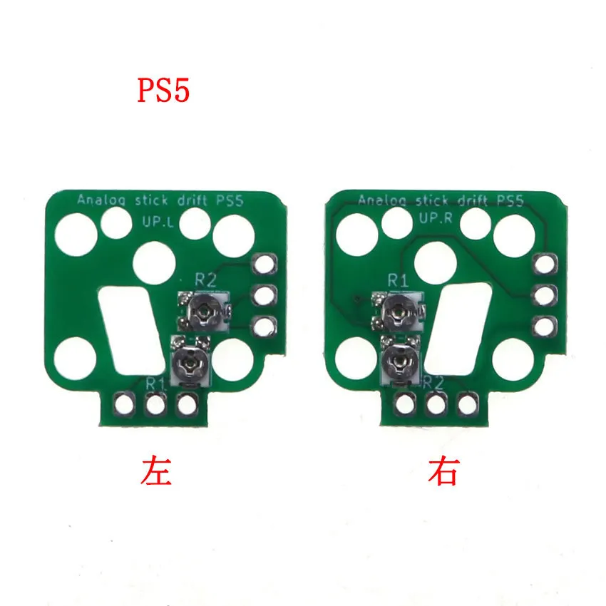 Une paire de Joystick analogique pour PS4 PS5 poignée 3D bascule carte de réinitialisation pour xbox One contrôleur 3D carte d'étalonnage du Joystick