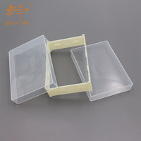 Haute qualité vente en gros 250G / 500G peigne Transparent en plastique boîte à miel peigne de qualité alimentaire boîte à miel conteneur pour abeilles