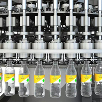 Máquina de Llenado y Tapado de Botellas PET Totalmente Automática CE, Línea de Llenado en Caliente, Enjuague Rotatorio y Etiquetado para Plantas de Naranja, Manzana y Mango