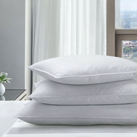 Oreiller Queen Size 20x30 pouces en duvet et plumes de canard de qualité supérieure, soutien doux, vente en gros OEM