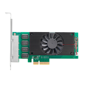 Carte réseau filaire interne IOCREST Quad-Port 2.5G PCIe X4 avec modèle I226 IO-PCE226S-4GLAN pour ordinateur de bureau, stock 2.5G PCIe Network - Product Image 3