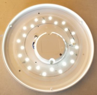 Lampe de plafond LED à détecteur de mouvement radar d'urgence OEM 15W 18W avec batterie au lithium rechargeable intégrée