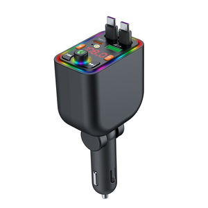 <span class=keywords><strong>Chargeur</strong></span> de <span class=keywords><strong>voiture</strong></span> portable <span class=keywords><strong>4</strong></span>-en-1 à charge rapide Type-C, adaptateur électrique universel avec protection OVP, PD 3.0 QC3.0 pour téléphones portables et écouteurs - Product Image 2