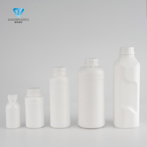 공장 판매 사각 플라스틱 병 나사 캡 1L 플라스틱 병 도매 빈 사각 어깨 병 - Product Image 5