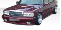 Kit de pare-chocs avant et arrière de style AMG 4 pièces de haute qualité pour 84-93 Benz 190E W201 Installation facile avec clips inclus