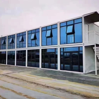 Casa Prefabricada de Diseño Moderno, Estructura de Contenedor de Acero Resistente a la Intemperie, Construida para un Rendimiento a Largo Plazo