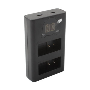 <span class=keywords><strong>Chargeur</strong></span> USB double DMW-BLC12PP DMW-BLC12 avec écran LCD pour Pana Sonic <span class=keywords><strong>Lumix</strong></span> DMC-FZ200 DMC-FZ1000 DMC-G5 DMC-G6 DMC-G7 DMC-GX8 - Product Image 3