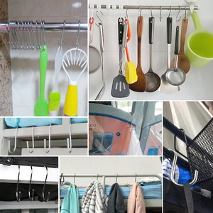 Stainless Steel S-Shaped <b>Hook</b> Thickened Multi-Functional <b>Kitchen</b> Storage <b>Hook</b> For Drying Sausages And Cured Meats - Product Image 3