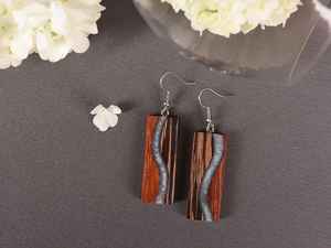 Pendientes Boho de Resina y Madera, Joyería Ligera Hecha a Mano, Diseño Inspirado en la Naturaleza, Regalo Perfecto para Adolescentes, Mujeres y Niñas - Product Image 4