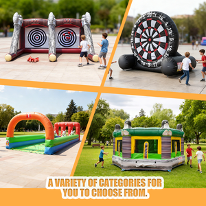 เกมกีฬาเป่าลมเชิงพาณิชย์ เกมตีตัวตุ่นเป่าลมขนาดใหญ่ สีสันสดใส สำหรับเด็กและผู้ใหญ่ - Product Image 6