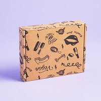 Promotion Carton d'Emballage pour Livraison Boîte en Carton Ondulé avec Logo Imprimé Personnalisé Très Rigide Boîte Avion en Carton Ondulé